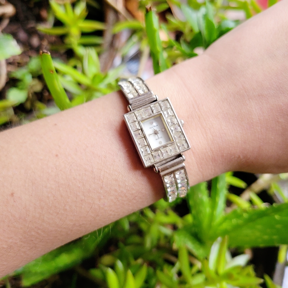 Classic Silver Rhinestone Watch - Picture 4 of 15